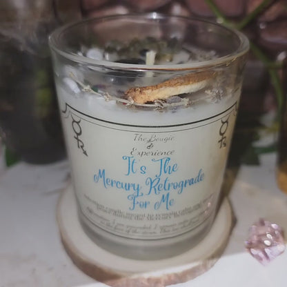 It's The Mercury Retrograde For Me Intention Candle